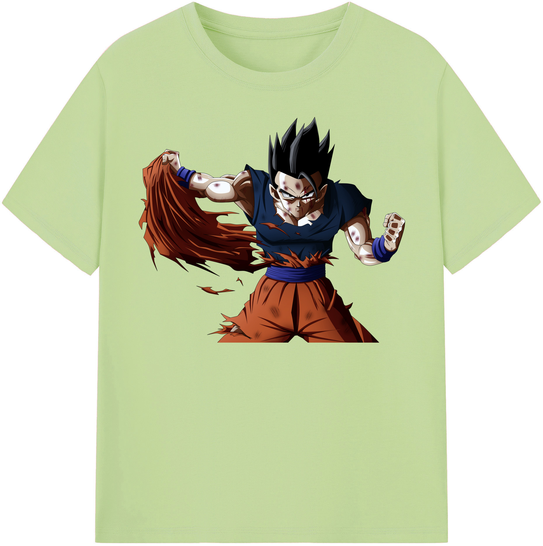 （画像用） ドラゴンボール ベジータ四世（Bejīta Yonsei）DRAGON BALL Vegeta IV 綿100％半袖Tシャツ（フロントプリント）